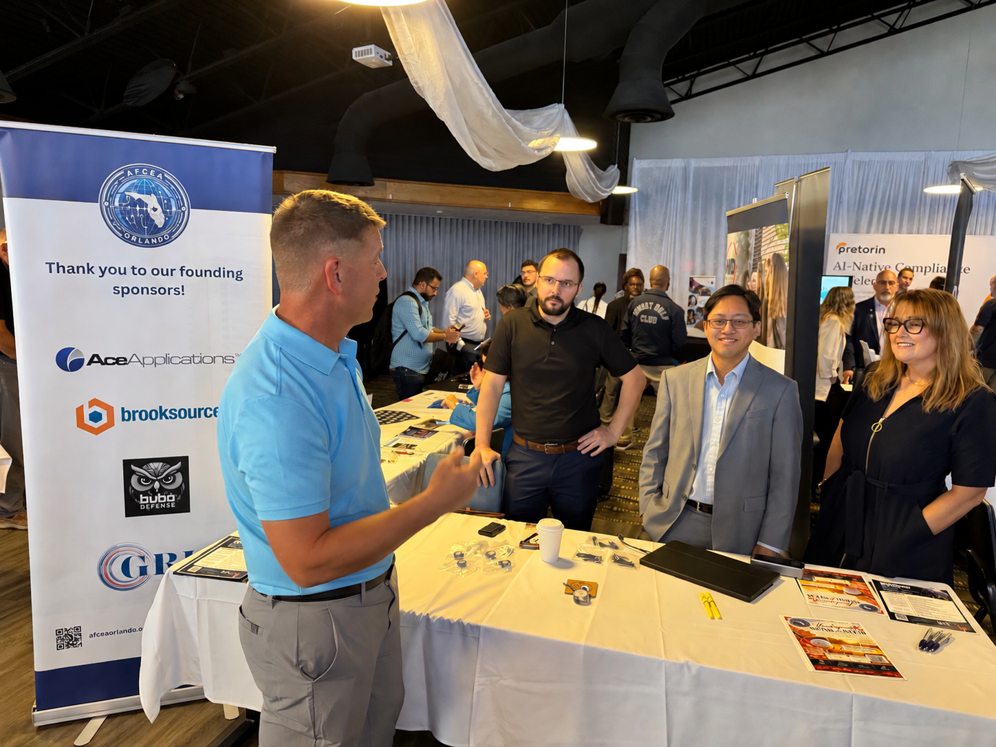 Dalton Young at the Patrick SFB GovTech Expo